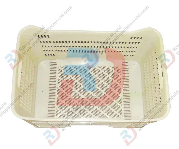 700*500*420mm Net Grid Vegetable &amp; Fruit Plastic Injection Turnover Container Box Crate Mold