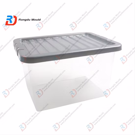 700*500*420mm Net Grid Vegetable & Fruit Plastic Injection Turnover Container Box Crate Mold