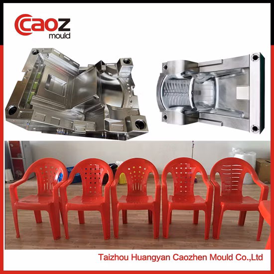 Popular Selling Plastic Arm Chair Injection Mould with Different Back Insert